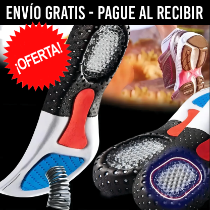 PLANTILLAS GEL ORTOPÉDICAS AJUSTABLES